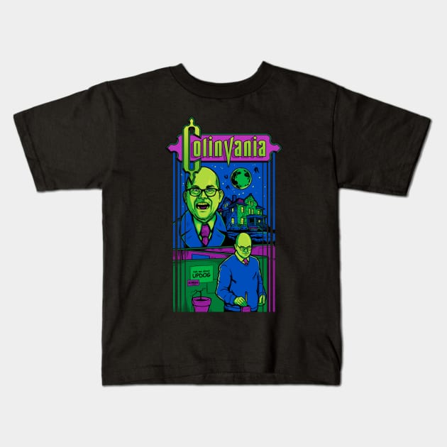 Colinvania Kids T-Shirt by harebrained